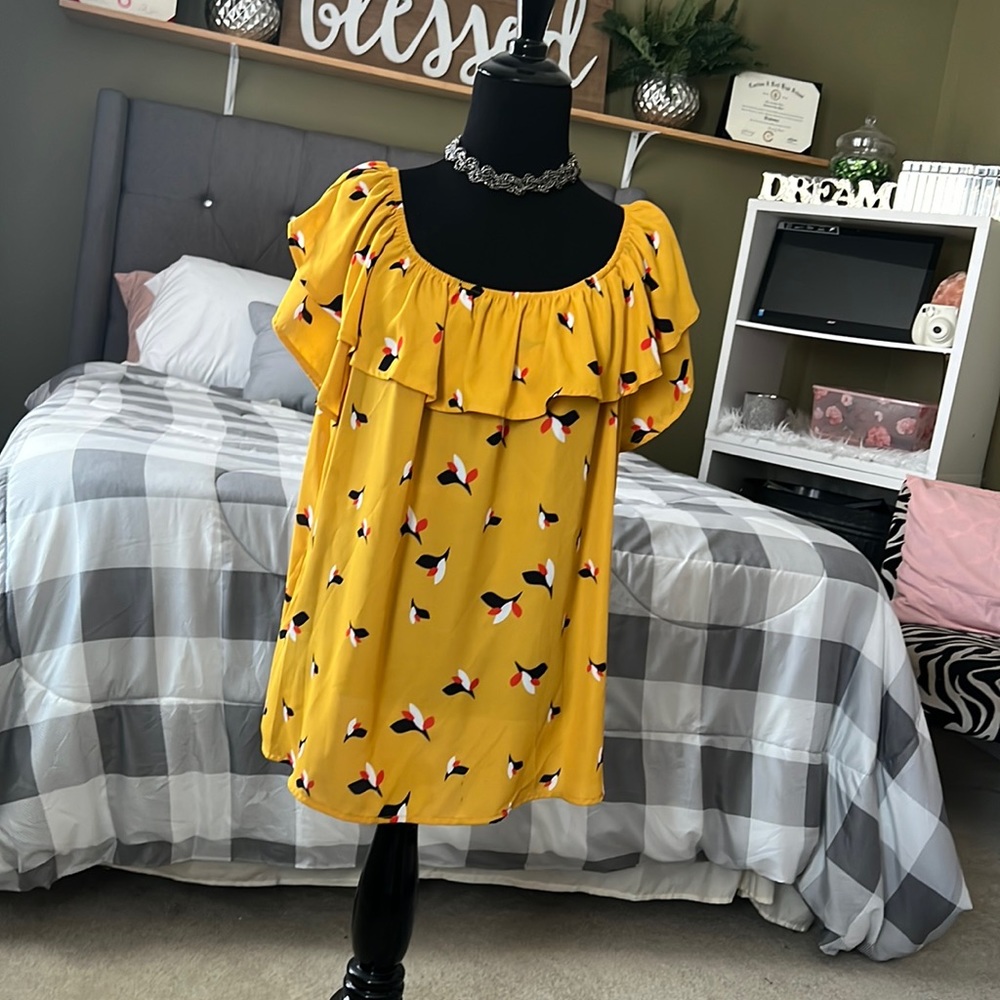 Yellow Blouse • Perfect For Spring